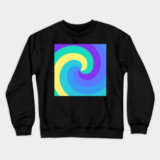 Abstract Circle of Bright Colors Crewneck Sweatshirt